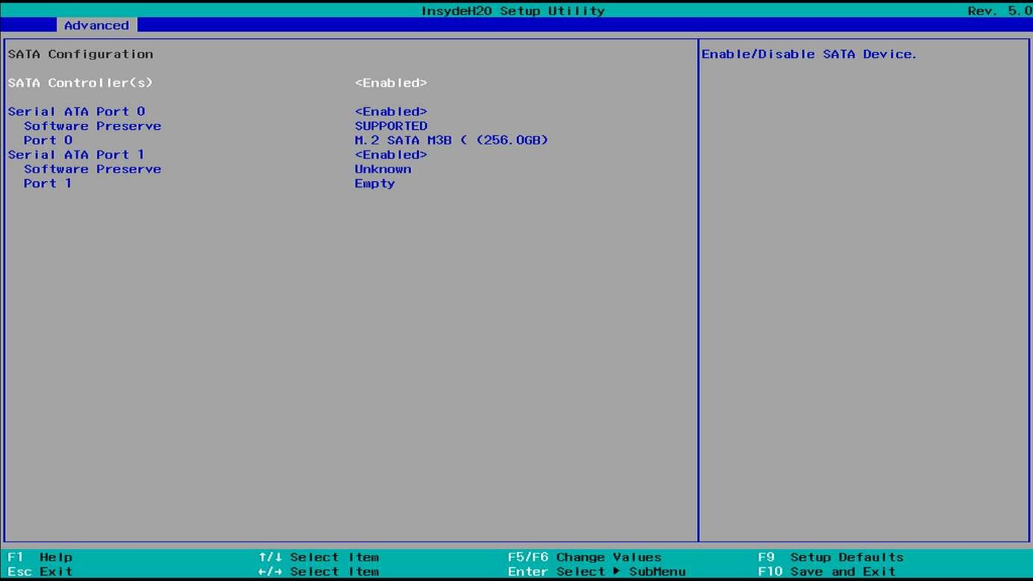 SATA Configuration